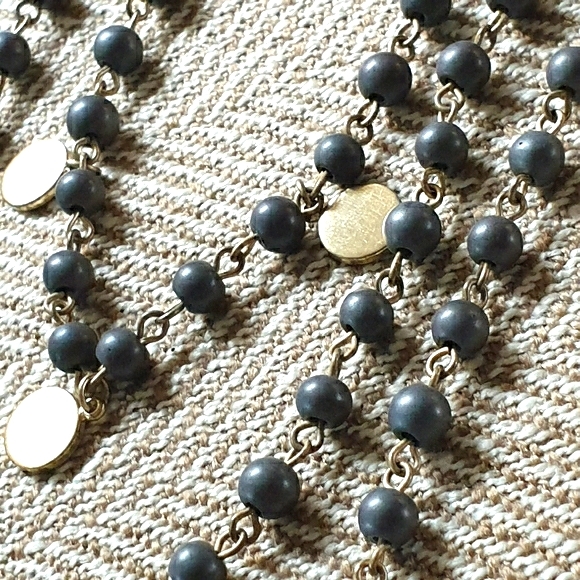 Danielle Stevens Triple Beaded Necklace - Picture 5 of 8